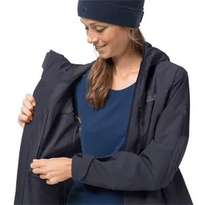 Wasserdichte Jacke für Frauen Jack Wolfskin Go Hike image-4