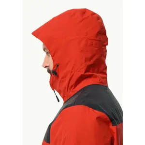 Wasserdichte Jacke in Übergröße Jack Wolfskin Jasper Ins image-3