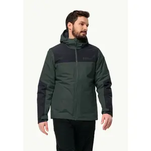 Wasserdichte Jacke in Übergröße Jack Wolfskin Jasper Ins image-1
