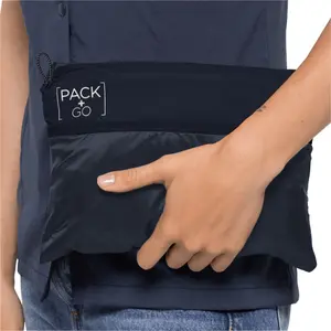 Wasserdichte Jacke für Frauen Jack Wolfskin Pack & Go Overhead image-6