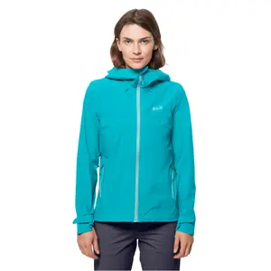 Wasserdichte Jacke für Frauen Jack Wolfskin Highest Peak 2.5L image-2