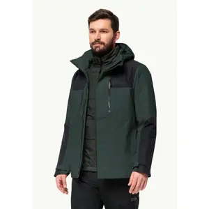 3-in-1 waterproof jacket, large size Jack Wolfskin Jasper image-2