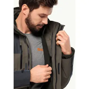 Wasserdichte 3-in-1-Jacke, große Größe Jack Wolfskin Jasper image-3