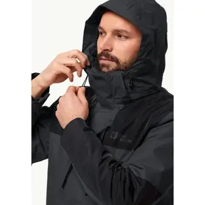 Wasserdichte 3-in-1-Jacke, große Größe Jack Wolfskin Jasper image-2
