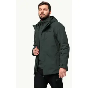 Wasserdichte 3-in-1-Jacke, große Größe Jack Wolfskin Altenberg image-2