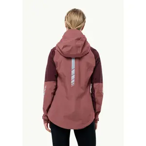 Wasserdichte Jacke große Größe Frau Jack Wolfskin Morobbia 3L image-1