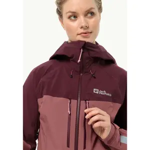 Wasserdichte Jacke große Größe Frau Jack Wolfskin Morobbia 3L image-2