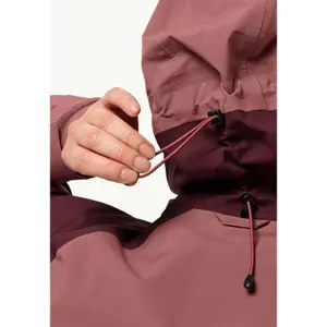 Wasserdichte Jacke große Größe Frau Jack Wolfskin Morobbia 3L image-4