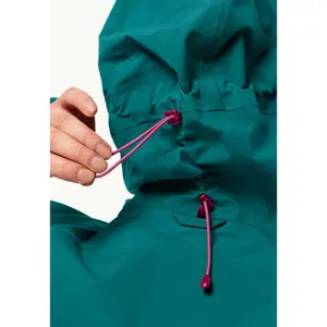 Wasserdichte Jacke große Größe Frau Jack Wolfskin Morobbia 3L image-4