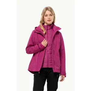 Casaco de penas 3 em 1 para mulher Jack Wolfskin Geisshorn image-2