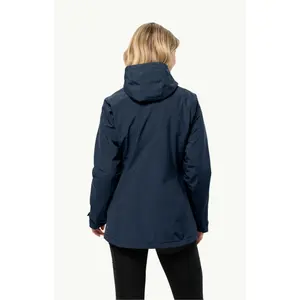 Regenjacke in Übergröße Frau 3 in 1 Jack Wolfskin Glaabach image-4