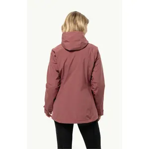 Wasserdichte Jacke in Übergröße Frau 3 in 1 Jack Wolfskin Glaabach image-4