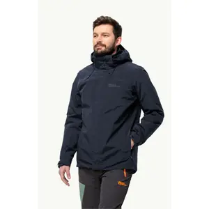 3-in-1 waterdichte jas Jack Wolfskin Bergland image-4