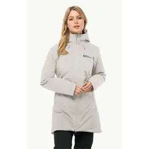 Wasserdichte Jacke große Größe Frau Jack Wolfskin Heidelstein Ins image-2