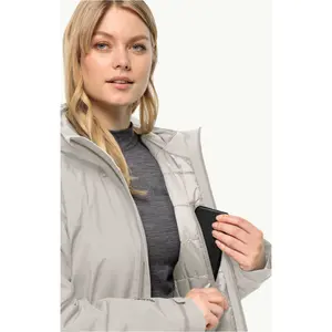 Wasserdichte Jacke große Größe Frau Jack Wolfskin Heidelstein Ins image-4