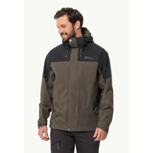 Wasserdichte Jacke in Übergröße Jack Wolfskin Kammweg 2L image-2