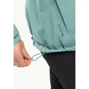 Wasserdichte Jacke große Größe Frau Jack Wolfskin Elsberg 2.5L image-3