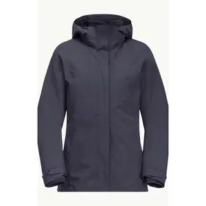Casaco de caminhada 3 em 1 para mulher Jack Wolfskin Luntal image-0