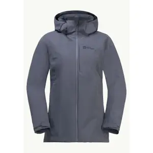 Wasserdichte Jacke große Größe Frau Jack Wolfskin Fernblick 2L image-0