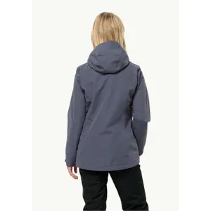 Wasserdichte Jacke große Größe Frau Jack Wolfskin Fernblick 2L image-2
