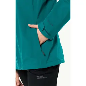 Casaco à prova de água para mulheres Jack Wolfskin Robury 2L image-3