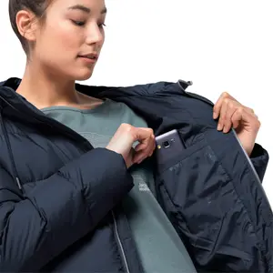 Casaco de baixo da mulher Jack Wolfskin crystal palace image-3