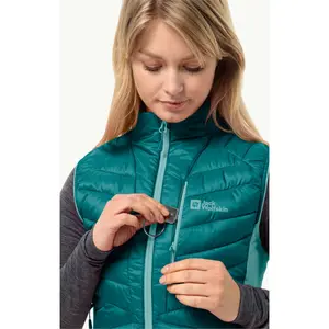 Casaco de penas grande sem mangas para mulher Jack Wolfskin Routeburn Pro Ins image-4
