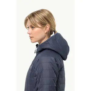 Casaco com capuz feminino Jack Wolfskin Lapawa Ins image-5