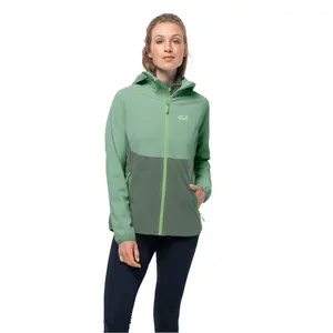 Women's waterproof jacket Jack Wolfskin Go Hike Softshell image-1