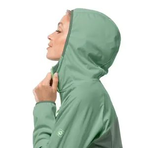 Women's waterproof jacket Jack Wolfskin Go Hike Softshell image-3