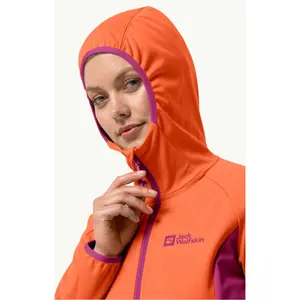 Wasserdichte Jacke große Größe Frau Jack Wolfskin Softshell image-3