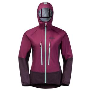 Veste imperméable à capuche femme Jack Wolfskin Alpspitze image-1