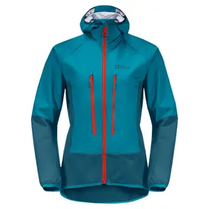 Waterdichte damesjas met capuchon Jack Wolfskin Alpspitze image-0