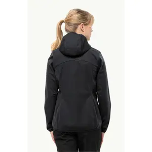 Chaqueta impermeable con capucha para mujer Jack Wolfskin Windhain image-1