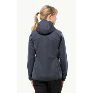Chaqueta impermeable con capucha para mujer Jack Wolfskin Windhain image-1