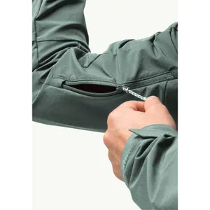 Wasserdichte Jacke in Übergröße Jack Wolfskin Kammweg image-3