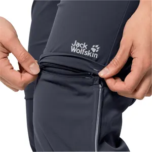 Wasserdichte Hose mit Reißverschluss Frau Jack Wolfskin Overland Away image-5