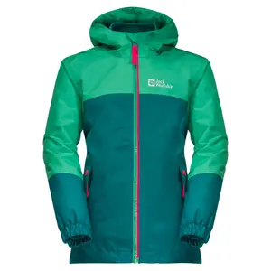 3-in-1 waterproof jacket for girls Jack Wolfskin Iceland image-0