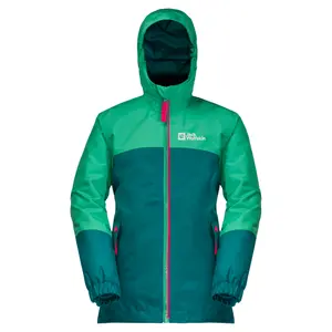 3-in-1 waterproof jacket for girls Jack Wolfskin Iceland image-1