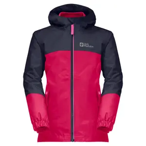 3 in 1 waterproof jacket for baby girls Jack Wolfskin Iceland image-1