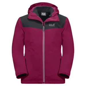 Wasserdichte 3-in-1-Jacke Kind Jack Wolfskin Snowfrost