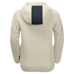 Teenager Fleece mit Kapuze Jack Wolfskin ice cloud image-1