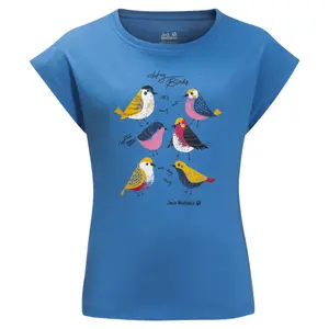 T-shirt fille Jack Wolfskin Tweeting Birds image-0