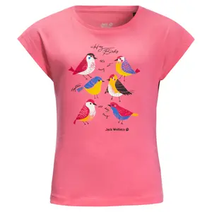 T-shirt fille Jack Wolfskin Tweeting Birds image-0