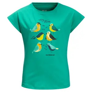 T-shirt fille Jack Wolfskin Tweeting Birds image-0