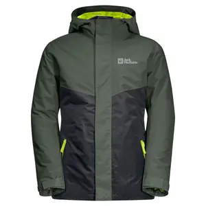 3-in-1 waterproof jacket for children Jack Wolfskin Rebel Rock image-0