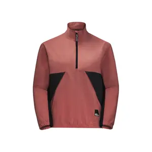 Casaco à prova de água meio-zip para crianças Jack Wolfskin Teen image-0