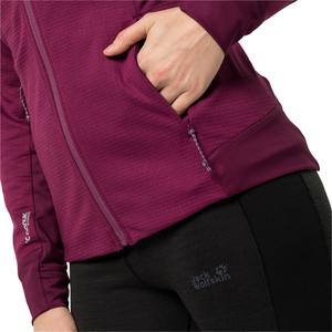 Sportjacke für Frauen Jack Wolfskin hydro grid fleece image-3
