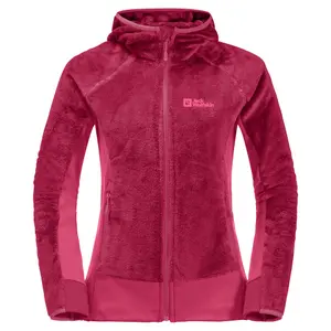 Women's Zip Hoodie Fleece Jack Wolfskin Rotwand image-0
