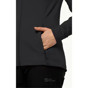 Fleece met capuchon en ritssluiting voor dames Jack Wolfskin Baiselberg image-3